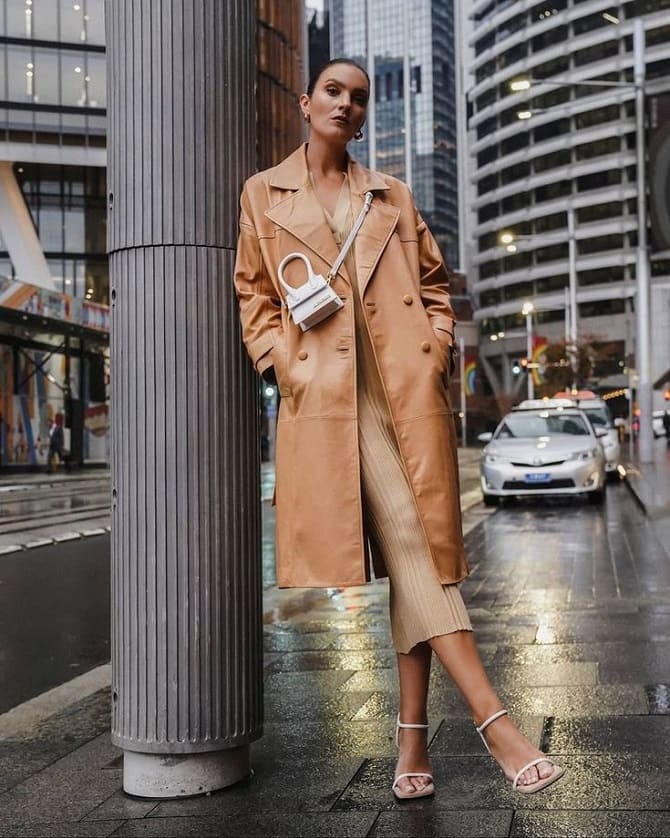 Leather trench coat – how to wear a fashion trend this spring 4