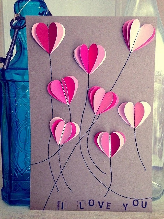 How to make heart-shaped valentines with your own hands: step-by-step master class 2