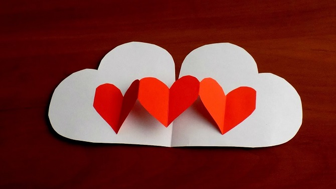 How to make heart-shaped valentines with your own hands: step-by-step master class 1