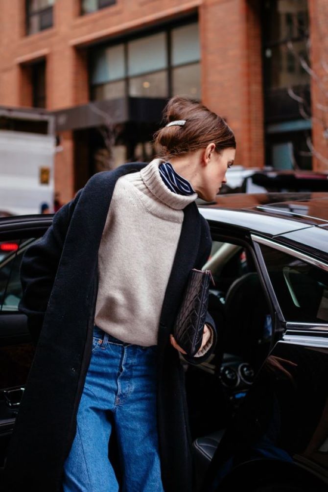 Turtlenecks in winter looks: how to wear and what to combine 2