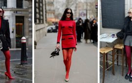 З чим носити червоні колготки цієї весни: модні образи