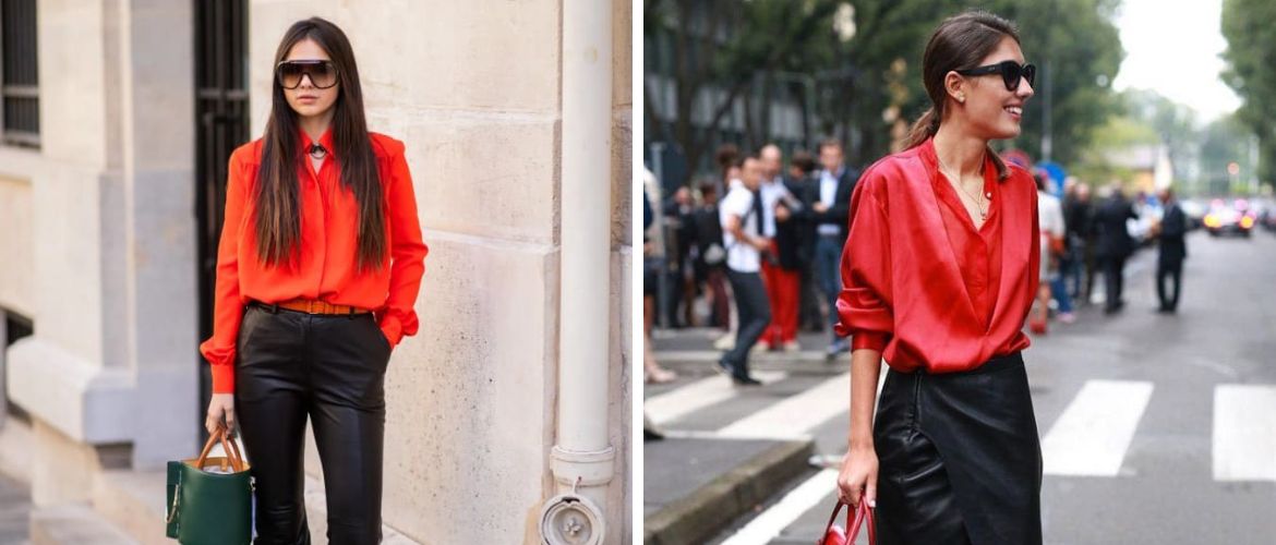 Was Sie diesen Frühling zu einer roten Bluse tragen sollten, um einen stilvollen Look zu kreieren