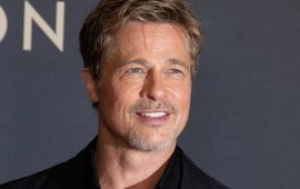 Brad Pitt made his first official appearance with his new lover