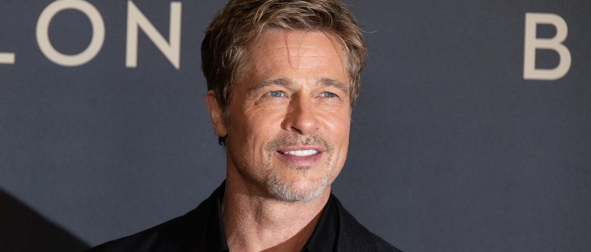 Brad Pitt made his first official appearance with his new lover