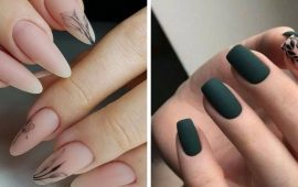 Matte manicure for spring: fashionable ideas