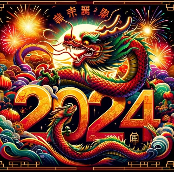 Поздравления с Китайским Новым годом 2024 в картинках, прозе и стихах 3