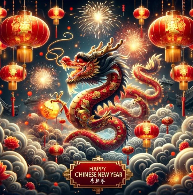 Поздравления с Китайским Новым годом 2024 в картинках, прозе и стихах 1