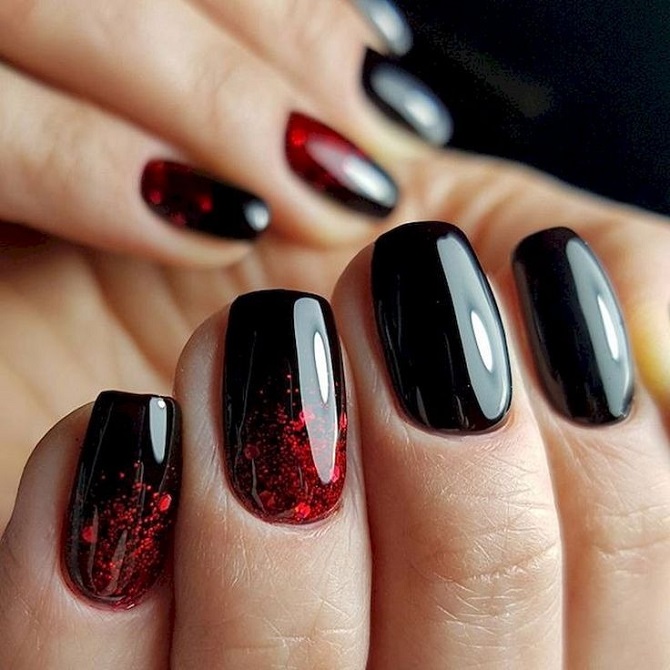 Black manicure is a fashion trend for the spring season 2024 10