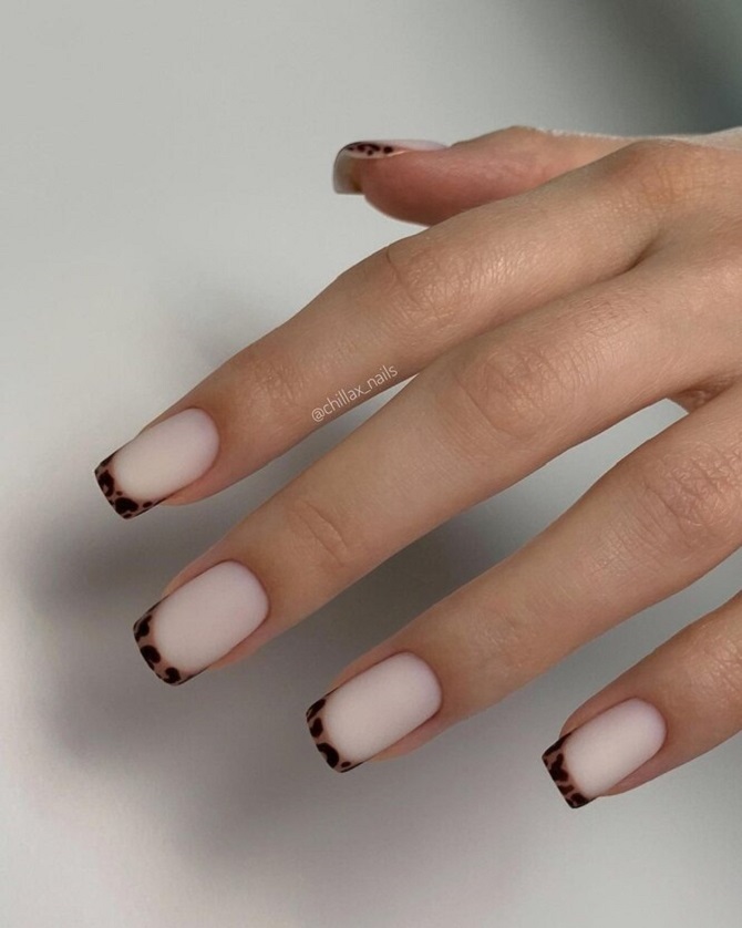 Matte manicure for spring: fashionable ideas 14
