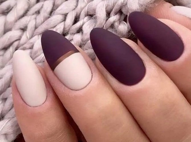 Matte manicure for spring: fashionable ideas 4