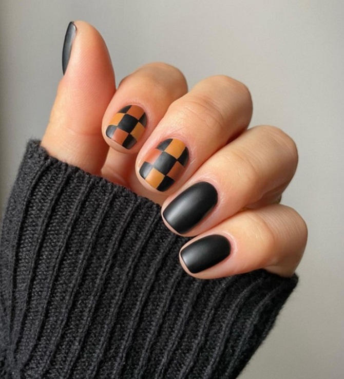 Matte manicure for spring: fashionable ideas 5
