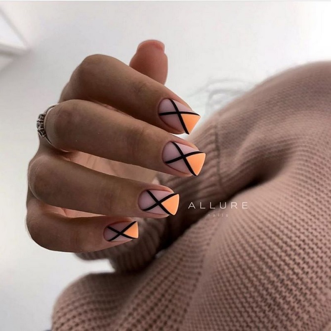 Matte manicure for spring: fashionable ideas 6