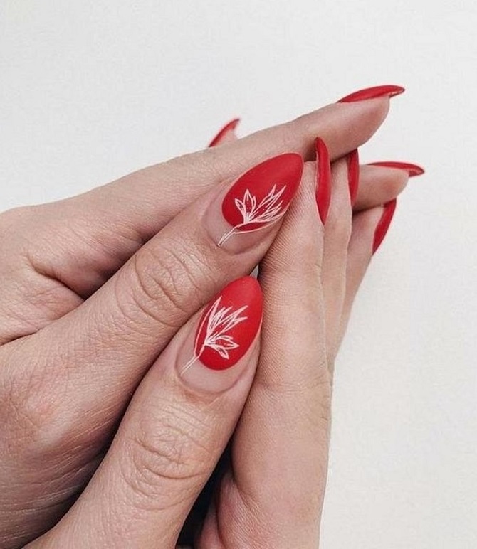 Matte manicure for spring: fashionable ideas 8