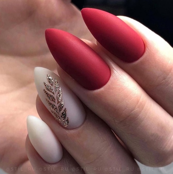 Matte manicure for spring: fashionable ideas 10