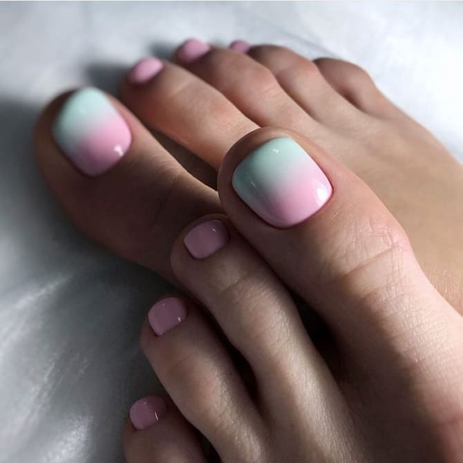 Pink pedicure – fashion ideas for spring and summer 2024 10