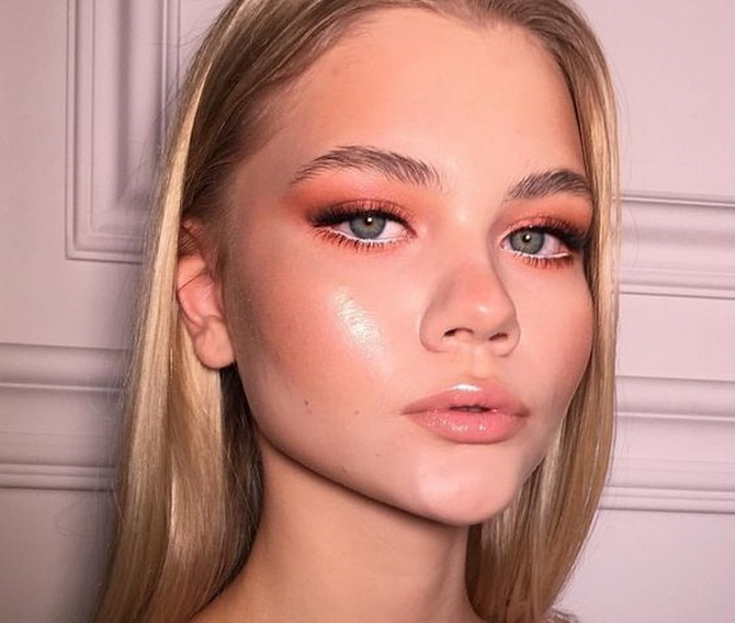 Peach fuzz: ideas and techniques for trendy peach makeup 3