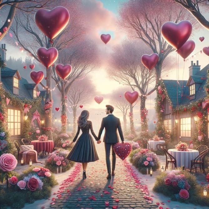 Красивые картинки С Днем святого Валентина, с которыми вы сможете поздравить любимых 5