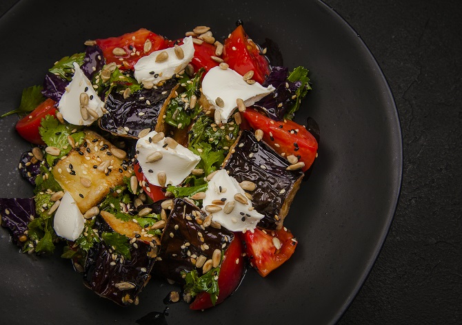 Eggplant salads: original and very tasty recipes 1