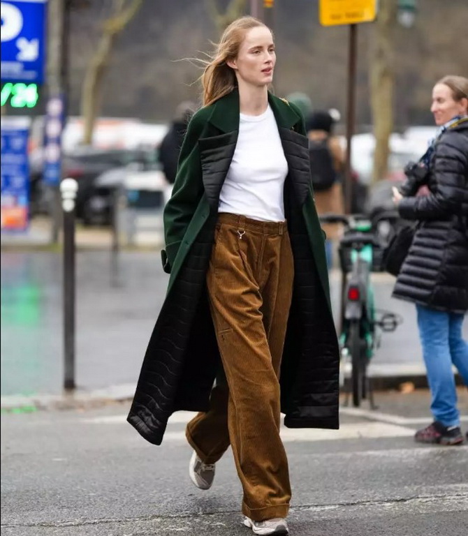 Corduroy pants: a vintage piece for spring 2024 8