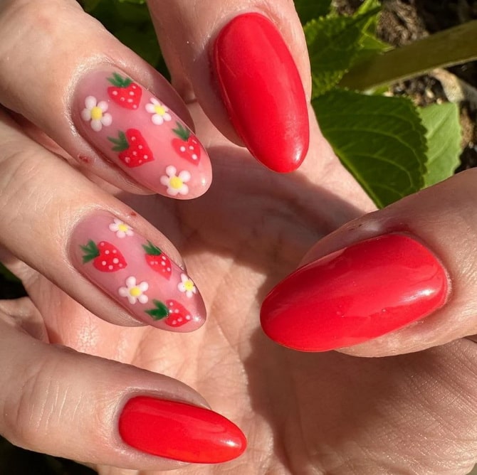 Fruit manicure: a juicy trend on your nails 6