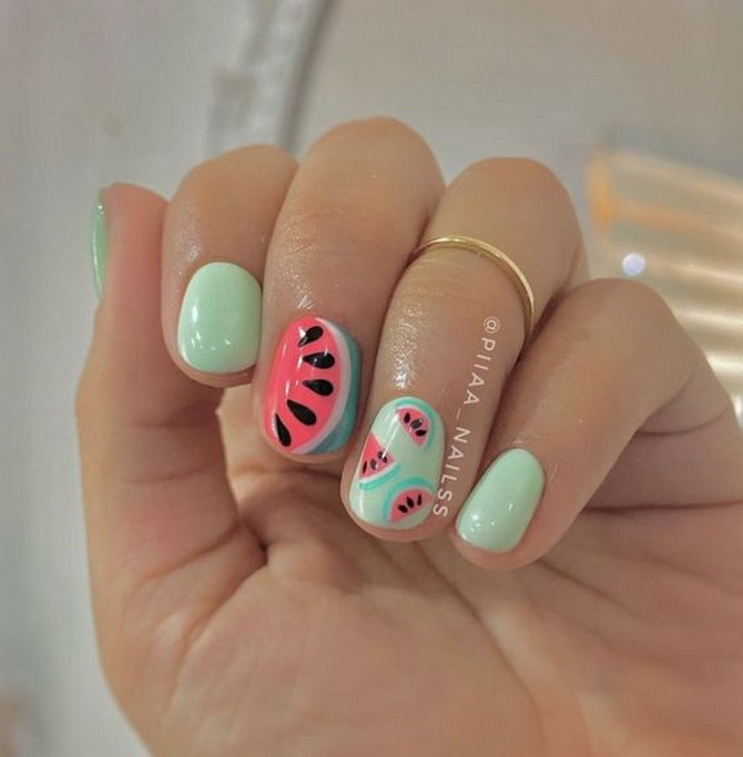 Fruit manicure: a juicy trend on your nails 11