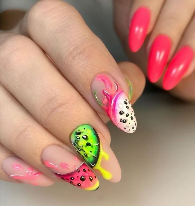 Fruit manicure: a juicy trend on your nails 25
