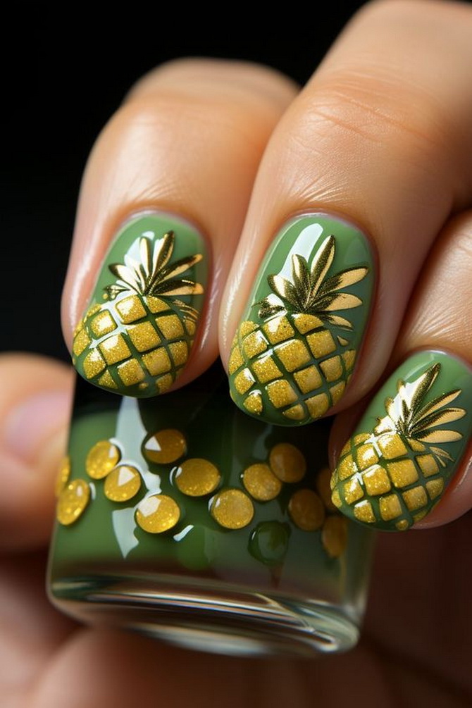 Fruit manicure: a juicy trend on your nails 18
