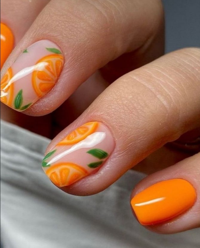 Fruit manicure: a juicy trend on your nails 14