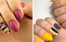 Contrast manicure: fashion ideas for spring 2024