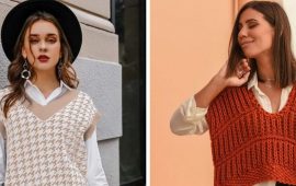 Knitted vest is the hottest trend this spring