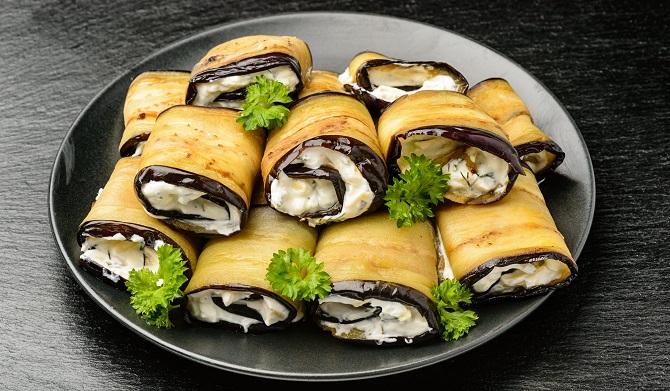 Delicious eggplant rolls – simple recipes for gourmets 2