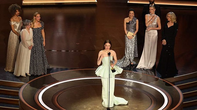 Emma Stone had an unpleasant incident at the Oscars 1