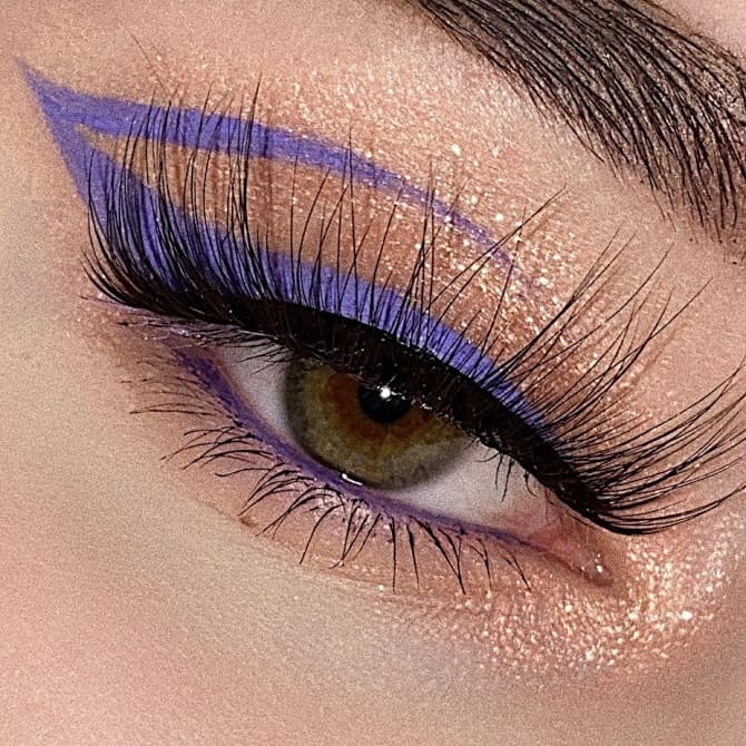 Purple makeup: 5 fashionable ideas for creating trendy spring looks 2