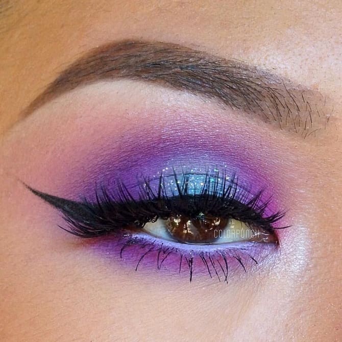 Purple makeup: 5 fashionable ideas for creating trendy spring looks 12