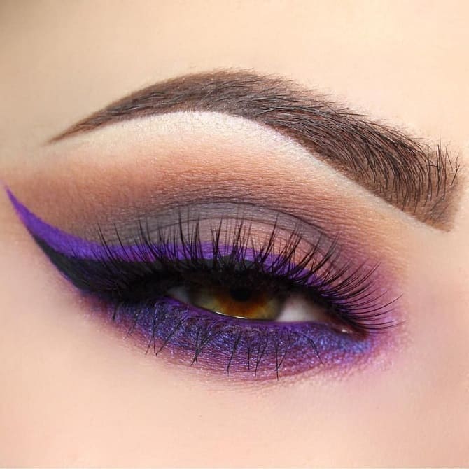 Purple makeup: 5 fashionable ideas for creating trendy spring looks 3