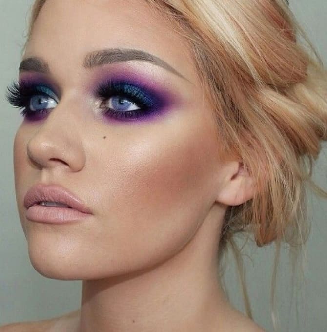 Фиолетовый макияж: 5 модных идей для создания трендовых весенних образов 5