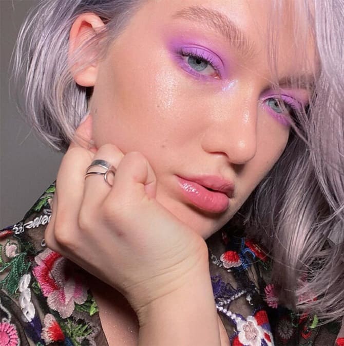 Purple makeup: 5 fashionable ideas for creating trendy spring looks 7