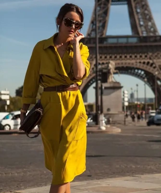Fashionable yellow dresses spring-summer 2024: stylish models 13