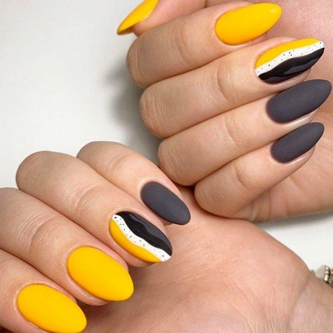 Contrast manicure: fashion ideas for spring 2024 11