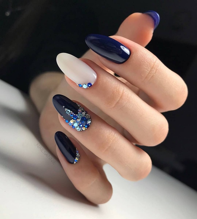 Contrast manicure: fashion ideas for spring 2024 15