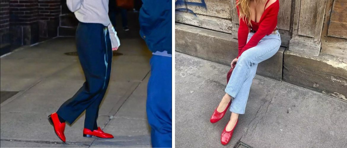 Red shoes – what to wear with the bright trend of 2024