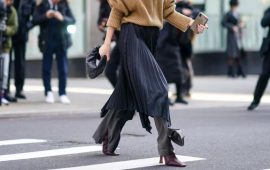 3 fashionable ways to wear pants with a skirt