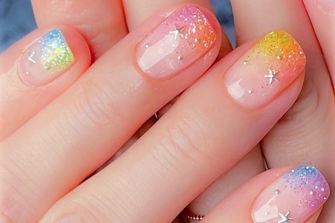 Transparent manicure: elegant ideas that are easy to do yourself 11