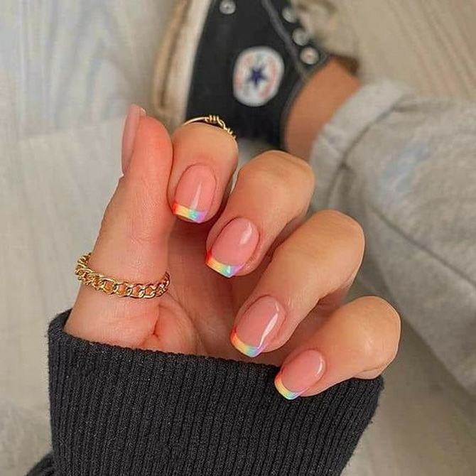 Transparent manicure: elegant ideas that are easy to do yourself 9