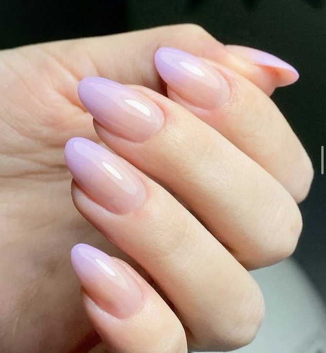 Transparent manicure: elegant ideas that are easy to do yourself 10