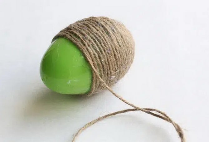 Easter eggs made from twine – master class (+bonus video) 1
