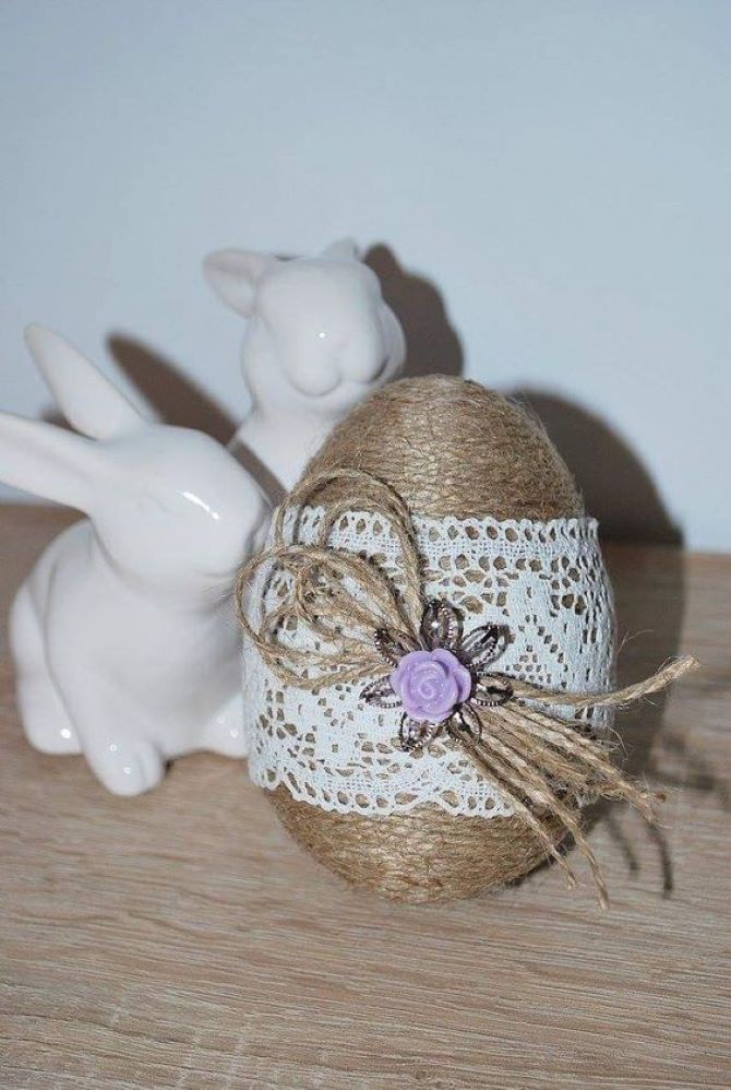 Easter eggs made from twine – master class (+bonus video) 18