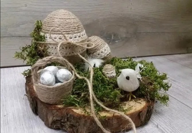 Easter eggs made from twine – master class (+bonus video) 3