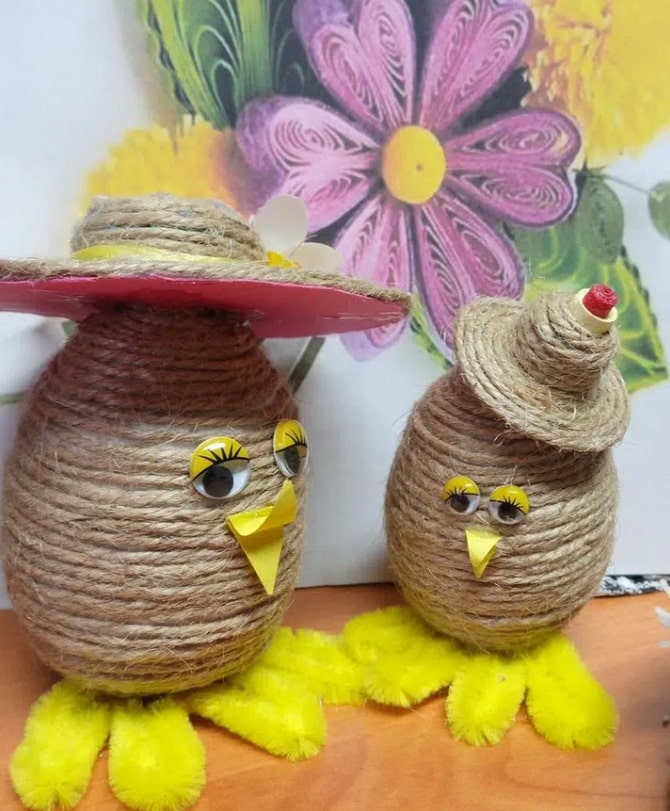 Easter eggs made from twine – master class (+bonus video) 6