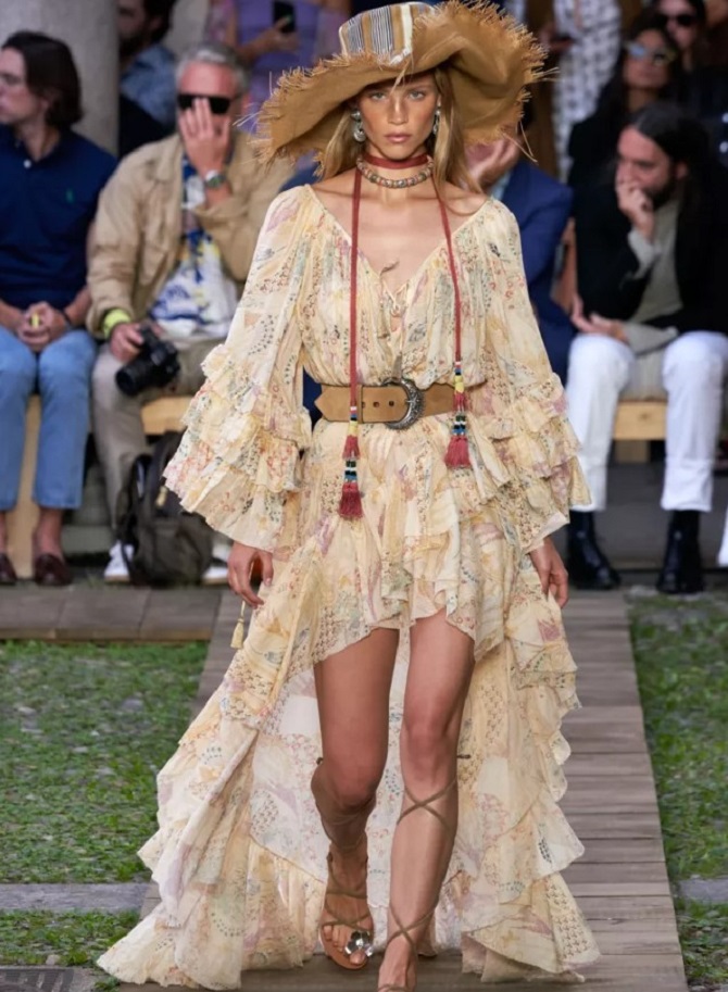 Boho style dress: how to wear in the new spring-summer season 2